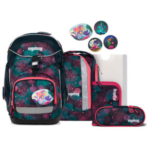 Ergobag Pack Schulranzen-Set 6tlg KorallBär II
