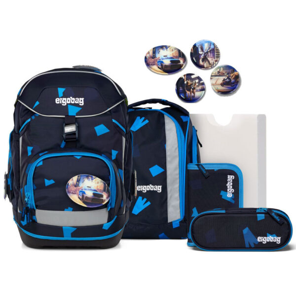 Ergobag Pack Schulranzen-Set 6tlg VerfolgBärjagd