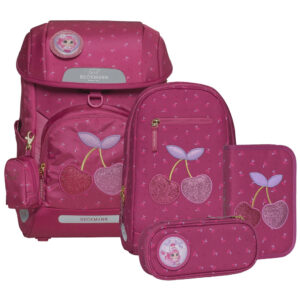 Beckmann Plus Air Schulranzen-Set 6tlg Cherry