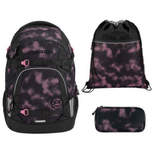 coocazoo MATE Schulrucksack-Set 3tlg mit TB Pink Illusion