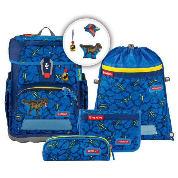 Step by Step CLOUD Schulranzen-Set 5tlg Dinosaurs Tarbosauru