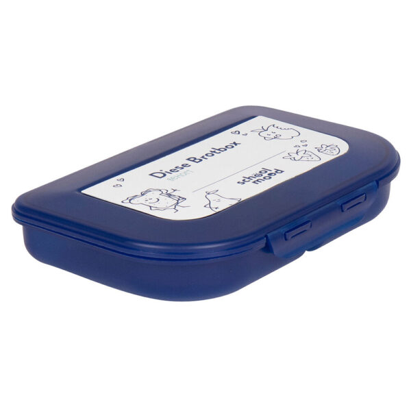 School-Mood Brotdose Blau