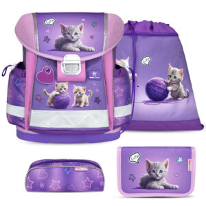 Belmil Classy Schulranzen-Set 4tlg Little Kittens
