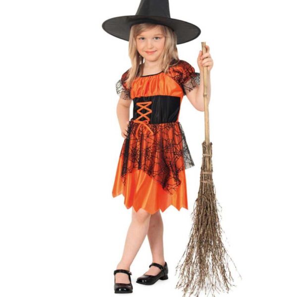 Fries Kinder-Kostüm Größe 116 Halloweenhexe