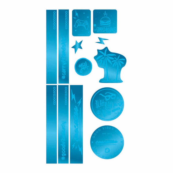 coocazoo Reflektierendes Sticker-Set Blue