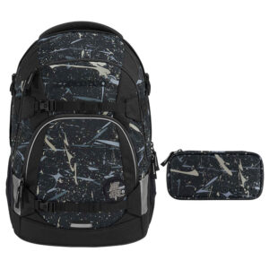 coocazoo MATE Schulrucksack-Set 2tlg Reflective Splash