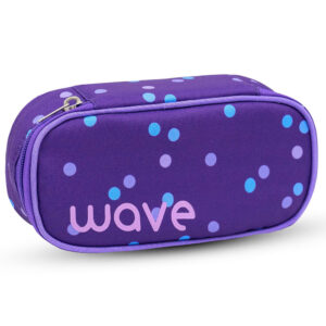 Wave Schlamperbox Purple Dots