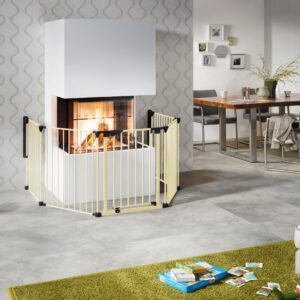 IMPAG® Kaminschutzgitter 190 cm | 3 tlg. [Beige]""