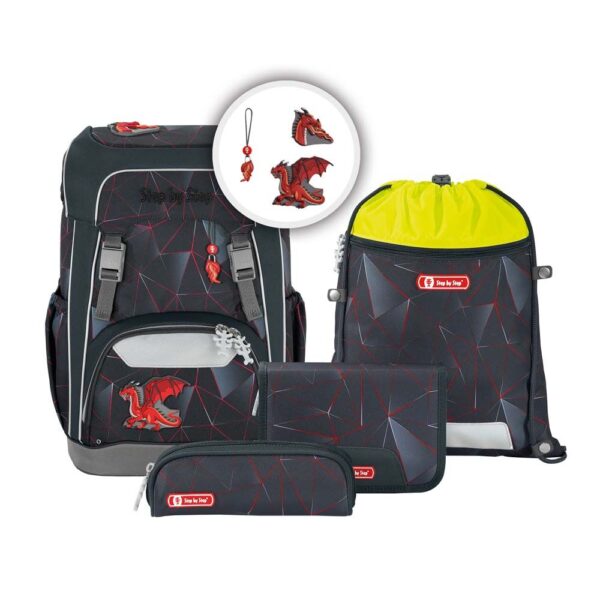 Step by Step GIANT Schulranzen-Set 5tlg Dragon Drako 2023/24