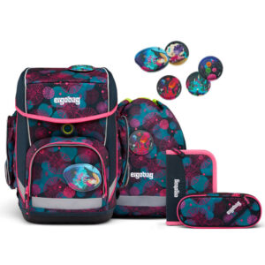 Ergobag Cubo Schulranzen-Set 5tlg KorallBär 90198