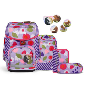 Ergobag Cubo Schulranzen-Set 5tlg BlütenzauBär