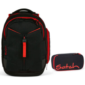 Satch Match Schulrucksack-Set 2tlg Fire Phantom 2.0