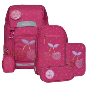 Beckmann Classic 22L Schulrucksack-Set 6tlg Cherry