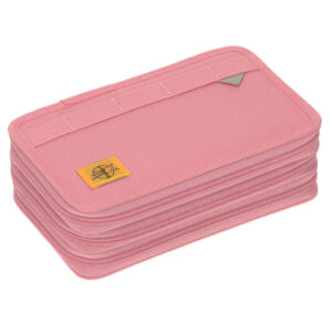 LÄSSIG 3-Fach Federmäppchen Pink