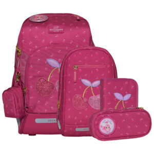 Beckmann Active Air FLX Schulrucksack-Set 6tlg Cherry
