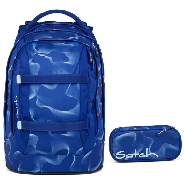 Satch Pack Schulrucksack-Set 2tlg Vibrant Blue