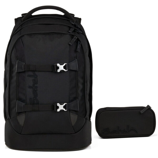 Satch Pack Schulrucksack-Set 2tlg Nordic Black