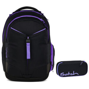 Satch Match Schulrucksack-Set 2tlg Purple Phantom 2.0