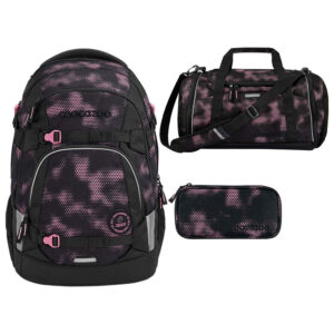 coocazoo MATE Schulrucksack-Set 3tlg Pink Illusion