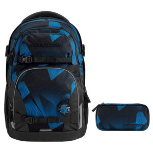 coocazoo PORTER Schulrucksack-Set 2tlg Electric Ice