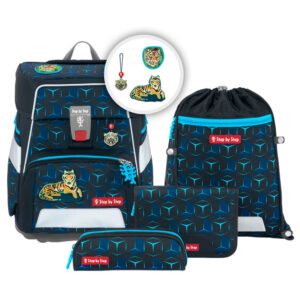 Step by Step SPACE Schulranzen-Set 5tlg Tiger Night Kimba