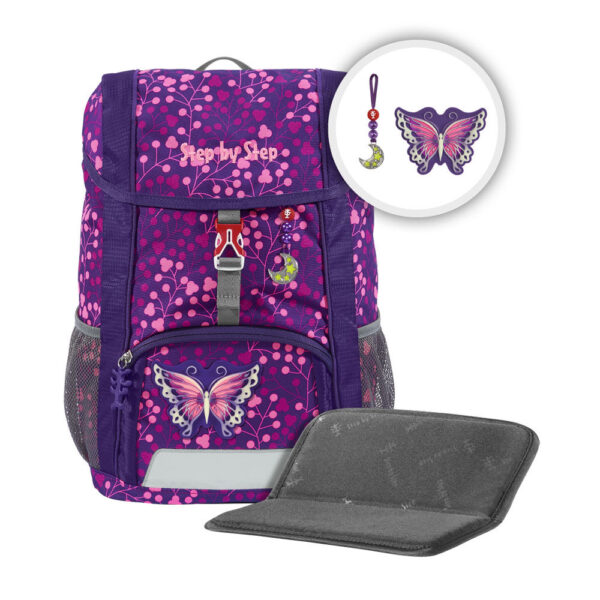 Step by Step KID Rucksack-Set 3tlg Butterfly Night Ina