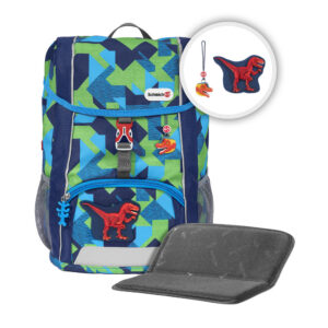 Step by Step KID Rucksack-Set 3tlg Dinosaurs Velocirapt
