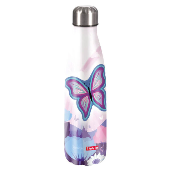 Step by Step Edelstahl-Trinkflasche 500 ml Butterfly Maja