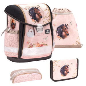Belmil Classy Schulranzen-Set 4tlg Horse Chestnut 2023