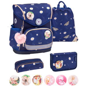 Belmil Premium Compact Plus Schulranzen-Set 5tlg Daisy