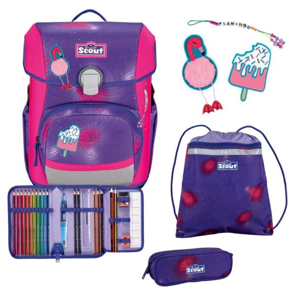Scout Neo Schulranzen-Set 4tlg Summer