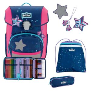 Scout Neo Schulranzen-Set 4tlg Pretty Star