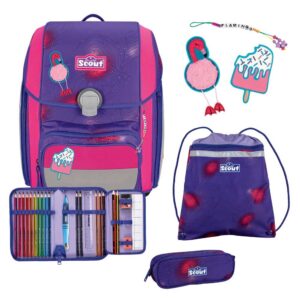 Scout Genius Schulranzen-Set 4tlg Summer