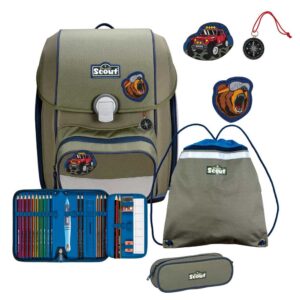 Scout Genius Schulranzen-Set 4tlg Adventure 2023