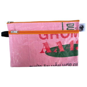 Beadbags Double Zip Pencil Case Stifteetui Rosa
