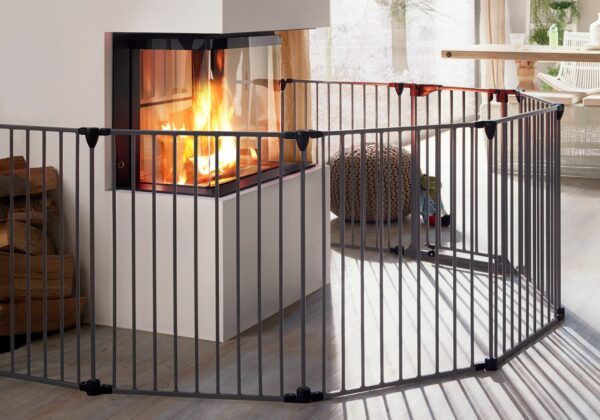 IMPAG® Kaminschutzgitter XXL 310 cm - 490 cm [5-tlg. bis 8-tlg.]""