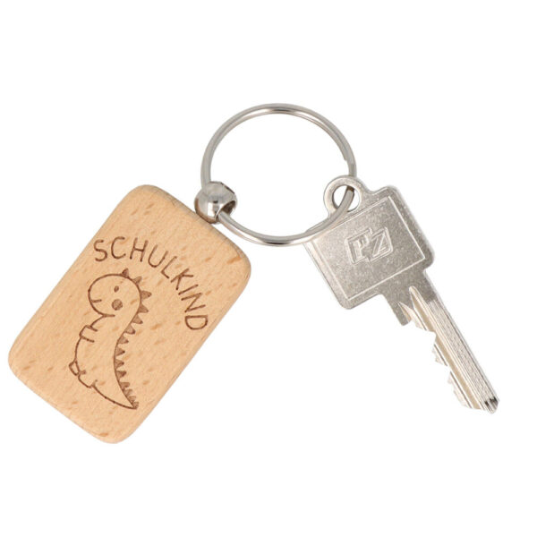 Spruchreif Schlüsselanhänger Schulkind Dino