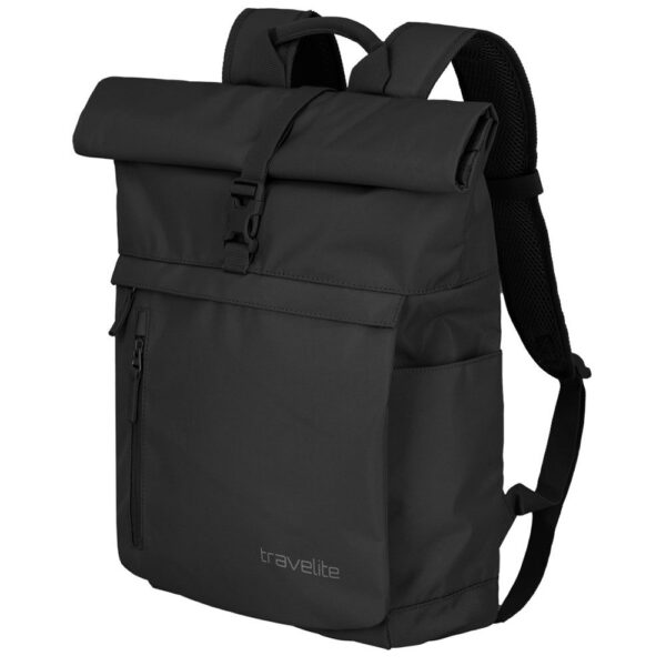 Travelite Basics Rollup Rucksack Schwarz