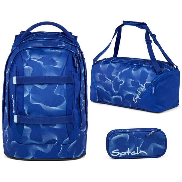 Satch Pack Schulrucksack-Set 3tlg Vibrant Blue