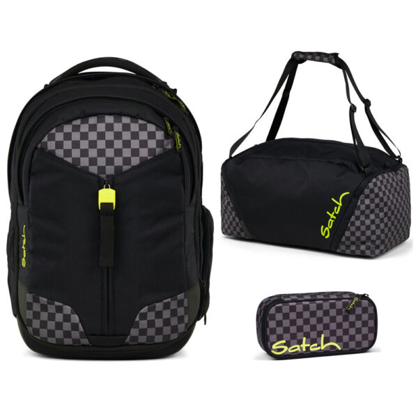 Satch Match Schulrucksack-Set 3tlg Dark Skate 2.0