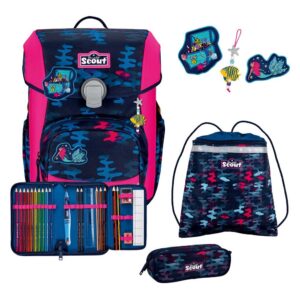 Scout Neo Schulranzen-Set 4tlg Magic Sea