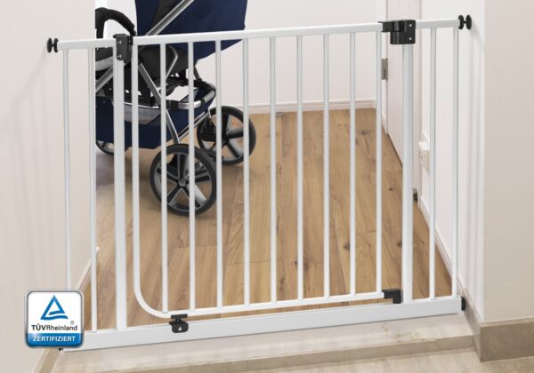IMPAG® Absperrgitter Easy Step Drive in® mit breiter Tür 83 - 312 cm""