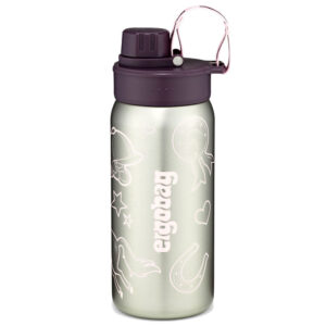 Ergobag Edelstahl Trinkflasche 0,5l Lila