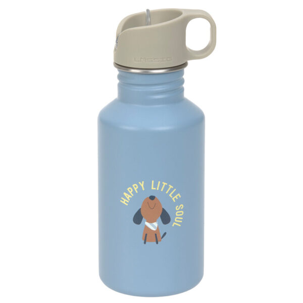 LÄSSIG Edelstahl Trinkflasche 0,5 L Pattern Party Blue