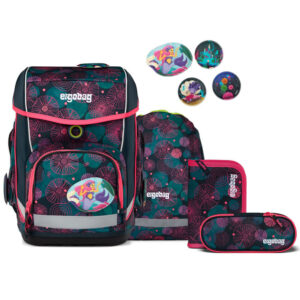 Ergobag Cubo Schulranzen-Set 5tlg KorallBär II
