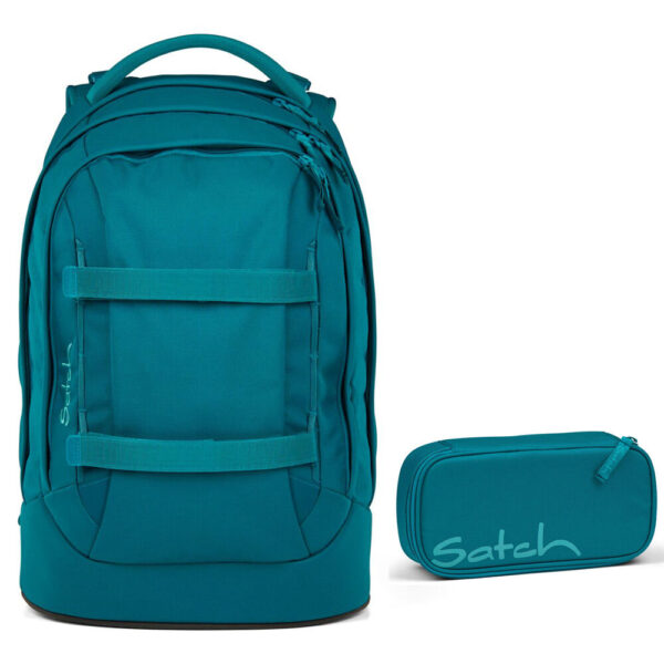 Satch Pack Schulrucksack-Set 2tlg Deep Petrol 2.0