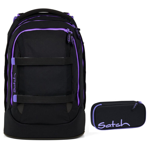 Satch Pack Schulrucksack-Set 2tlg Purple Phantom 2.0