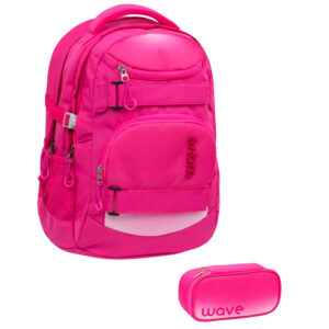 Wave Infinity Schulrucksack-Set 2tlg Ombre Light Pink