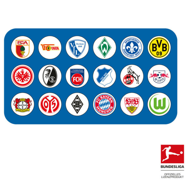 Scout Funny Snaps Clublogo-Set 18tlg Bundesliga 2024/25