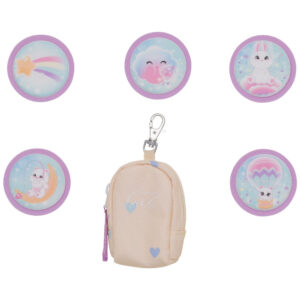 Beckmann Button Bag Yellow Heart